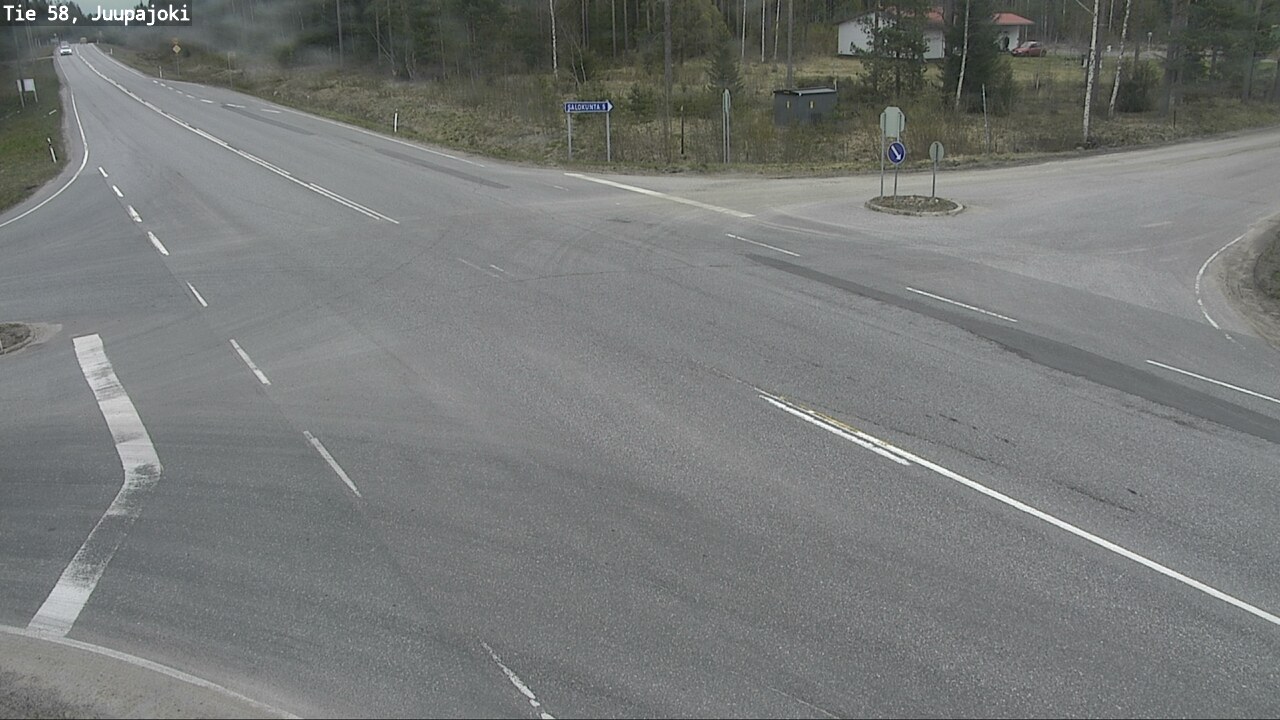 Weather Camera Image Väg 58 Juupajoki, Juupajoki, Pirkanmaa