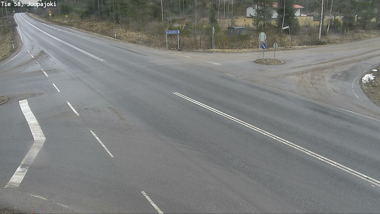Weather Camera Image Road 58 Juupajoki, Juupajoki, Pirkanmaa