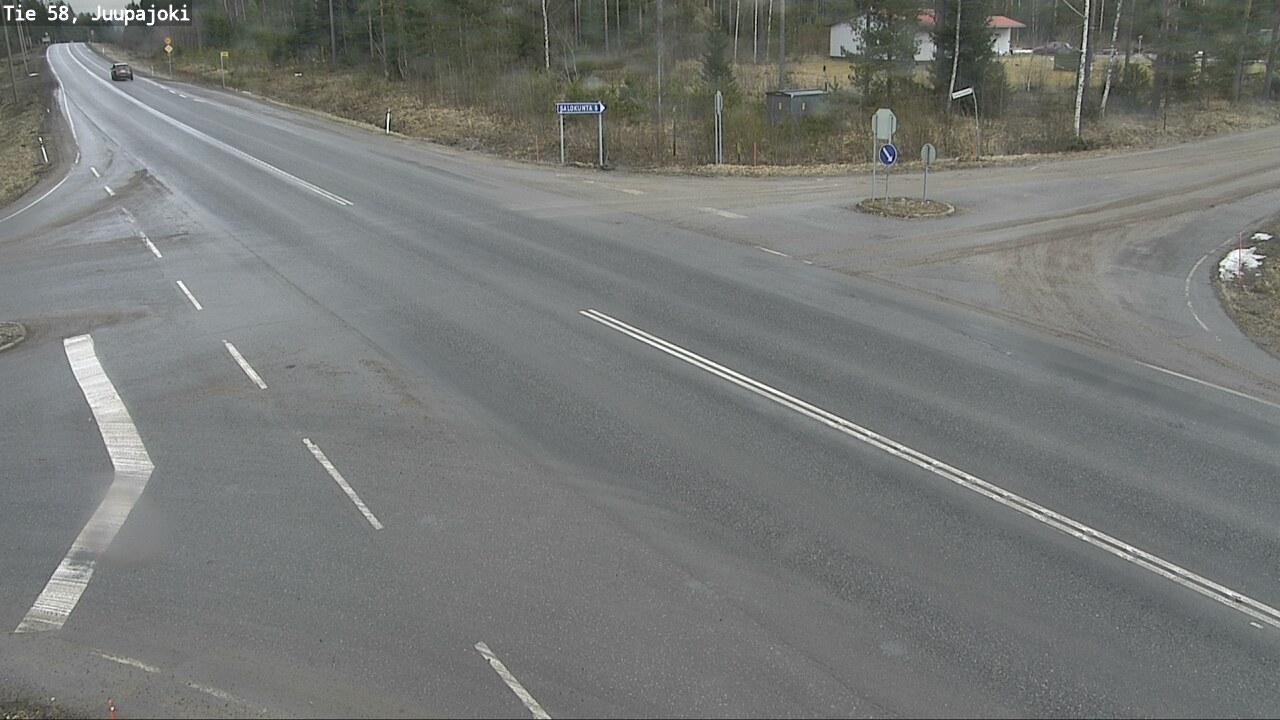 Weather Camera Image Road 58 Juupajoki, Juupajoki, Pirkanmaa