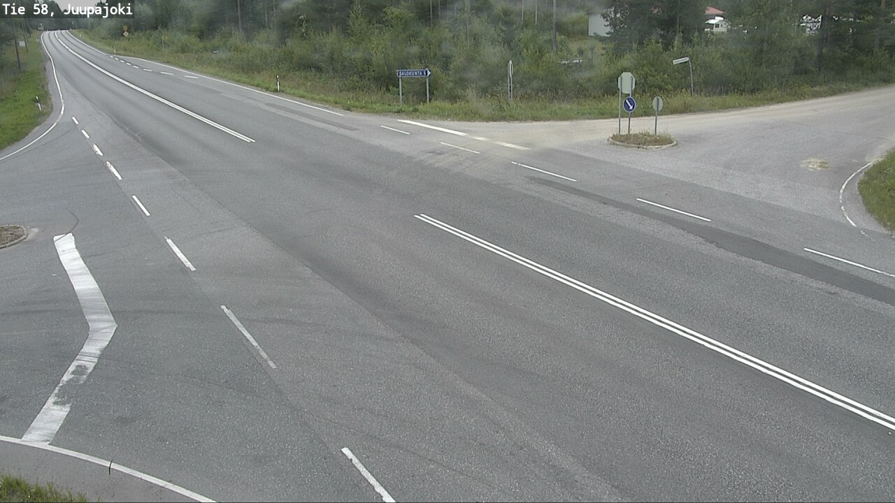 Weather Camera Image Väg 58 Juupajoki, Juupajoki, Pirkanmaa