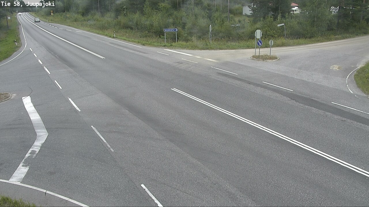 Weather Camera Image Väg 58 Juupajoki, Juupajoki, Pirkanmaa
