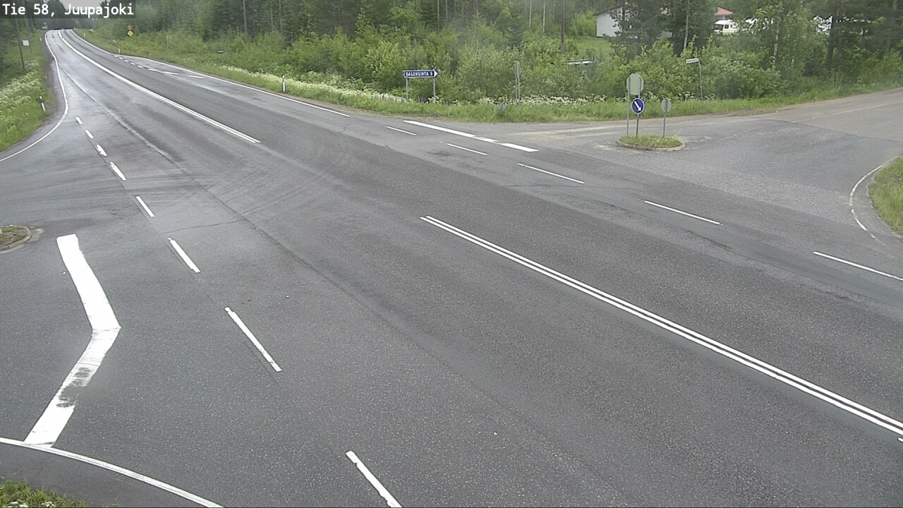 Weather Camera Image Väg 58 Juupajoki, Juupajoki, Pirkanmaa