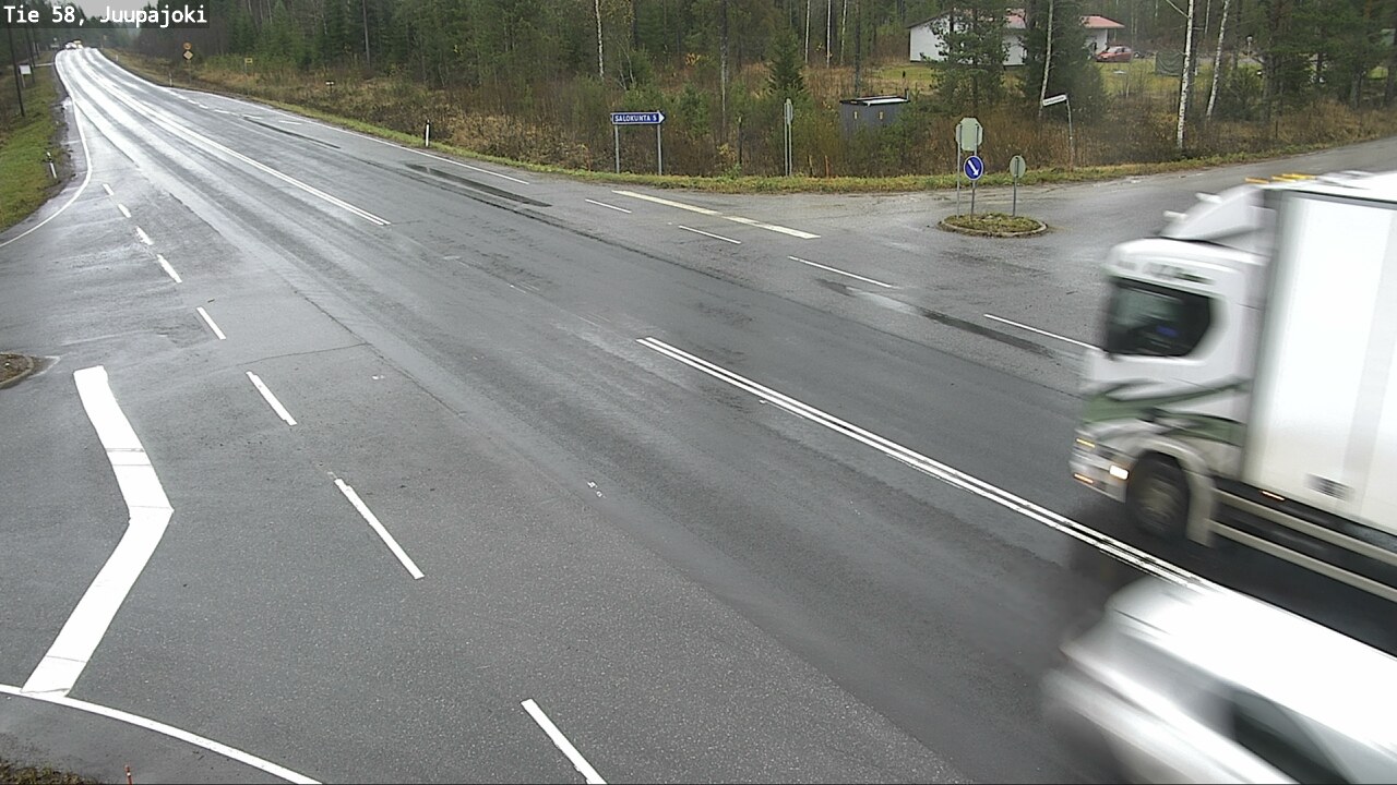 Weather Camera Image Väg 58 Juupajoki, Juupajoki, Pirkanmaa