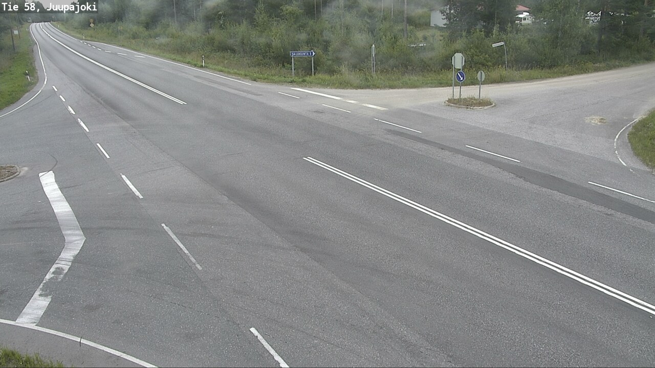 Weather Camera Image Väg 58 Juupajoki, Juupajoki, Pirkanmaa