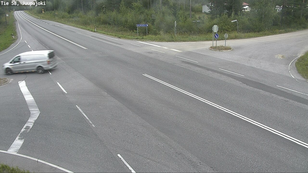 Weather Camera Image Väg 58 Juupajoki, Juupajoki, Pirkanmaa