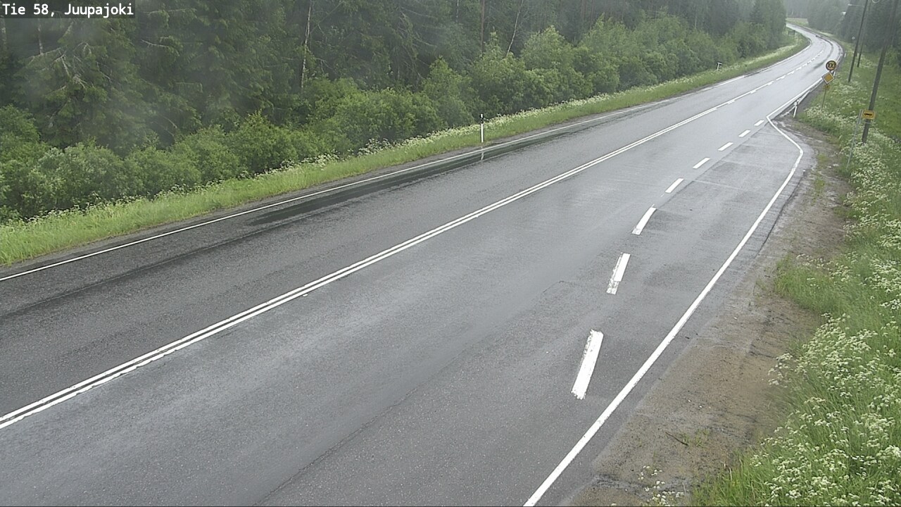Weather Camera Image Road 58 Juupajoki, Juupajoki, Pirkanmaa