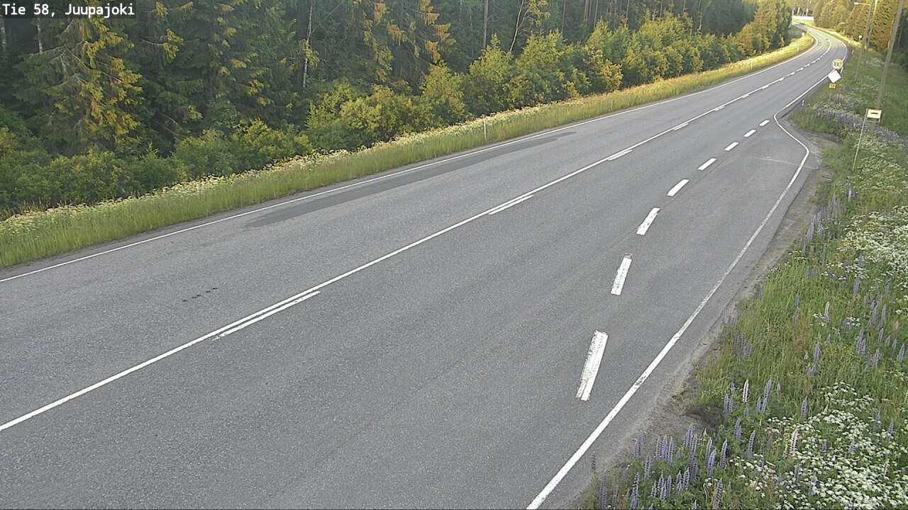 Weather Camera Image Road 58 Juupajoki, Juupajoki, Pirkanmaa