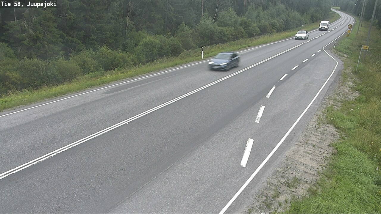 Weather Camera Image Road 58 Juupajoki, Juupajoki, Pirkanmaa
