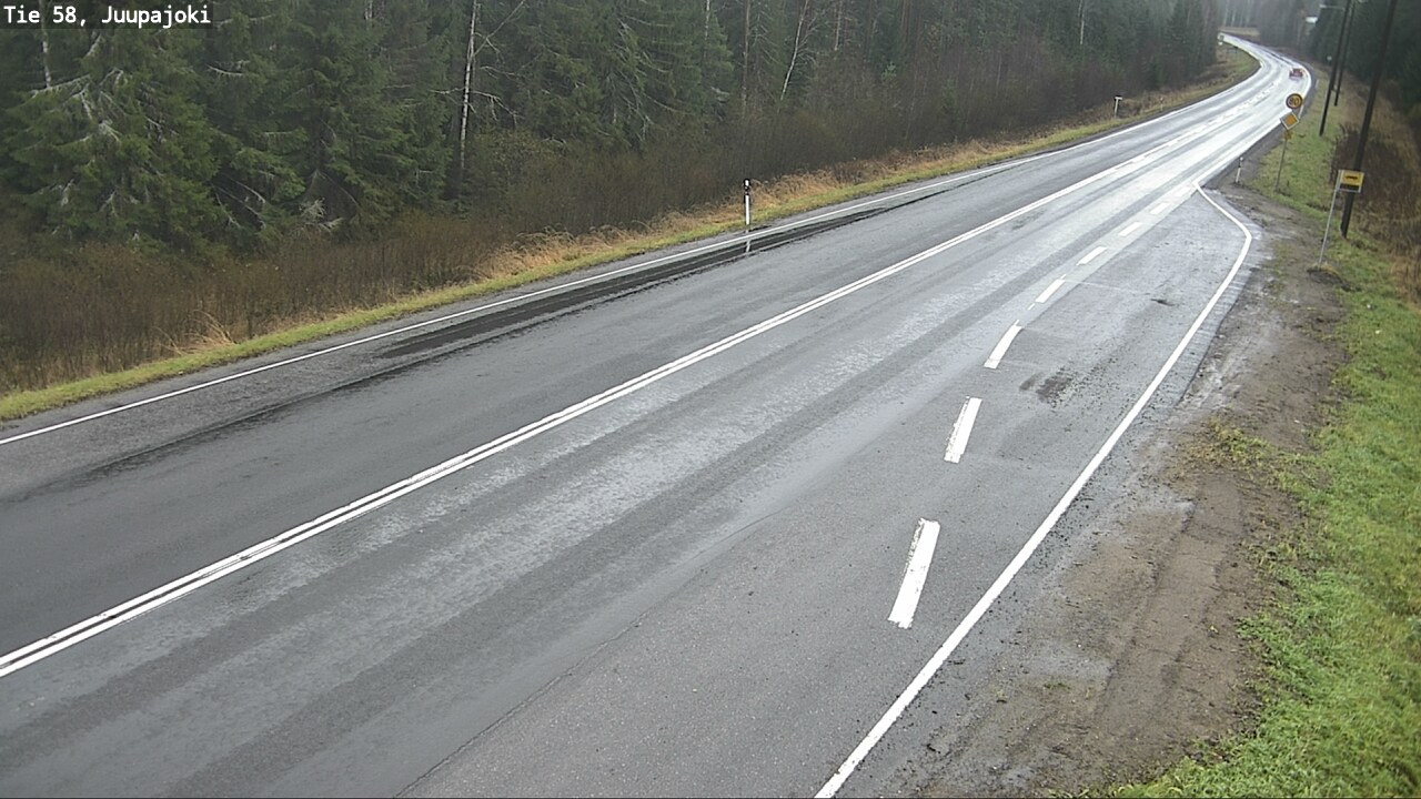 Weather Camera Image Väg 58 Juupajoki, Juupajoki, Pirkanmaa