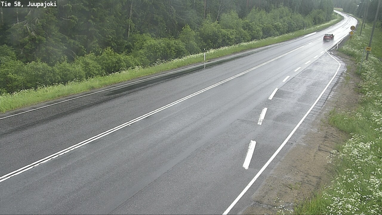 Weather Camera Image Väg 58 Juupajoki, Juupajoki, Pirkanmaa