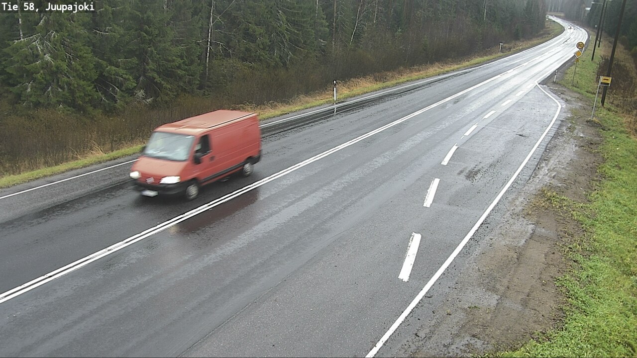 Weather Camera Image Väg 58 Juupajoki, Juupajoki, Pirkanmaa