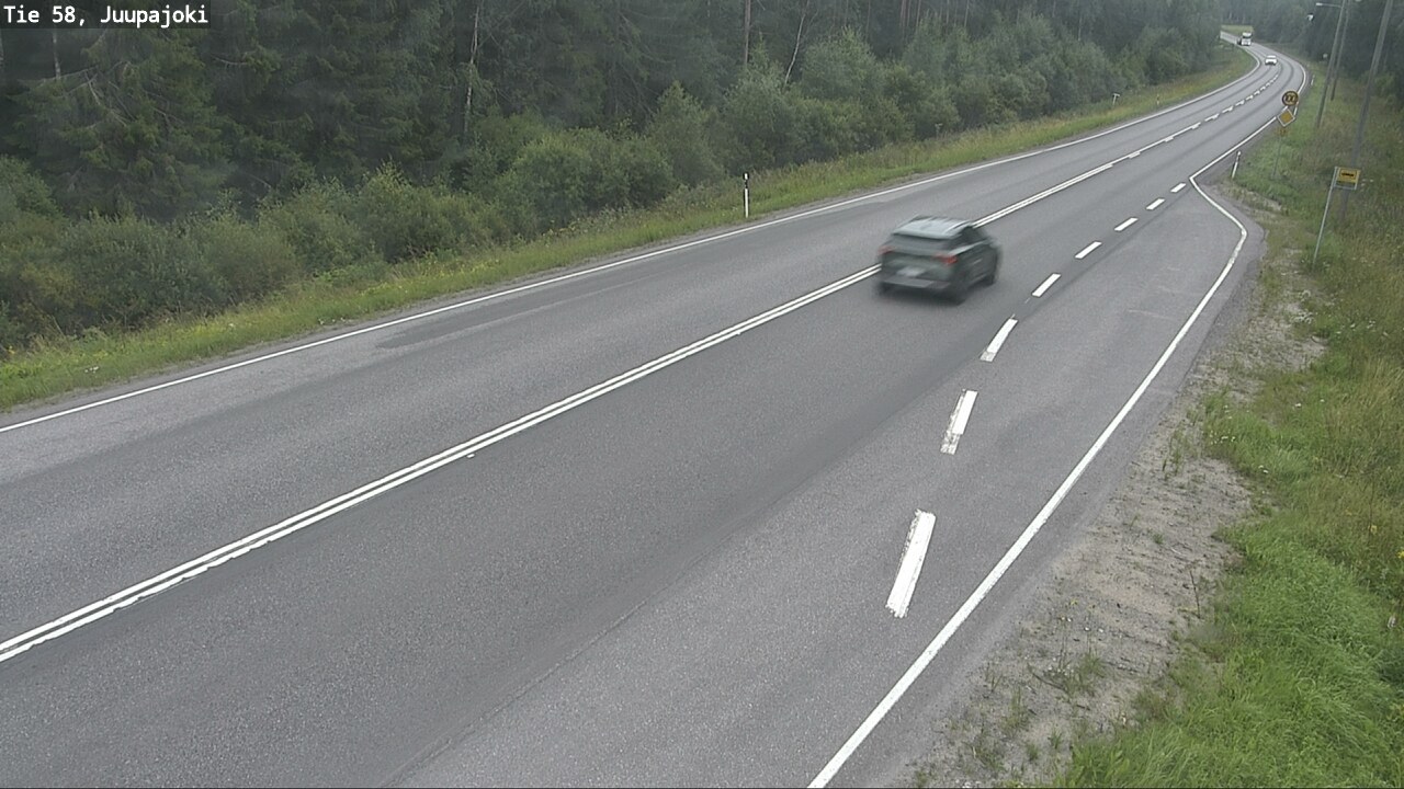 Weather Camera Image Road 58 Juupajoki, Juupajoki, Pirkanmaa