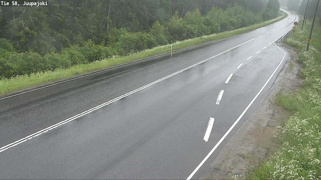 Weather Camera Image Road 58 Juupajoki, Juupajoki, Pirkanmaa