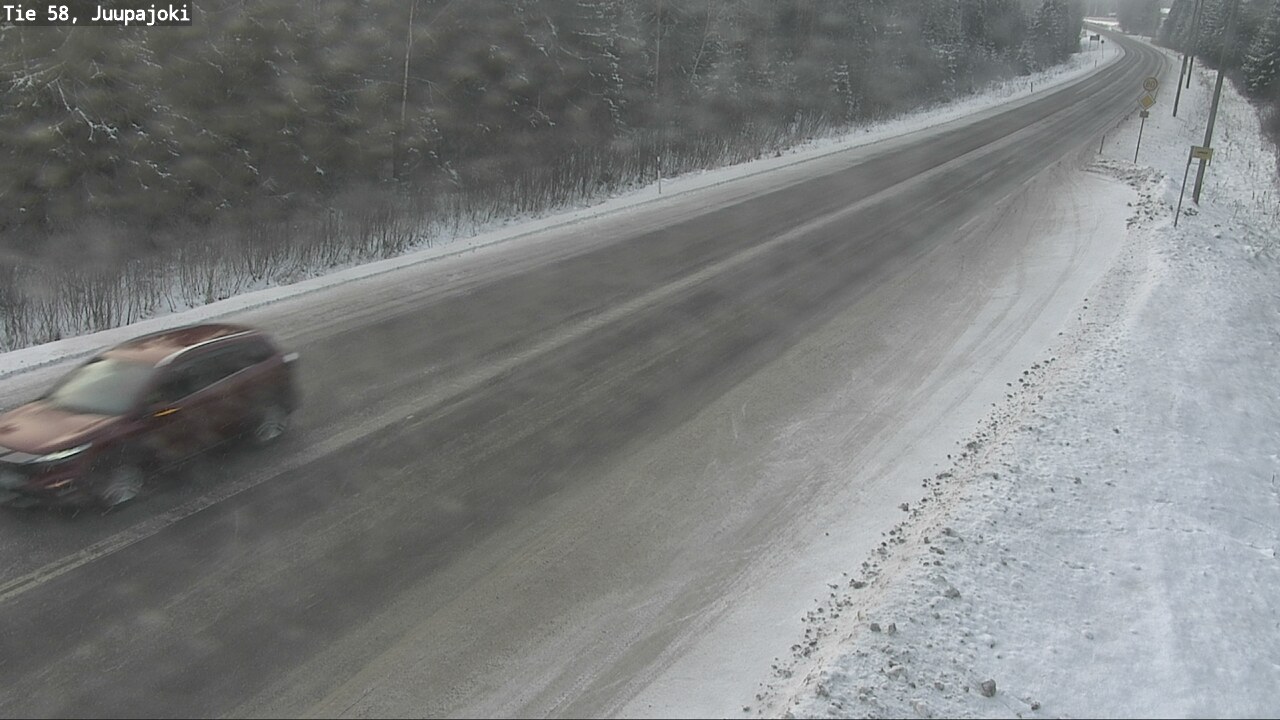 Weather Camera Image Väg 58 Juupajoki, Juupajoki, Pirkanmaa