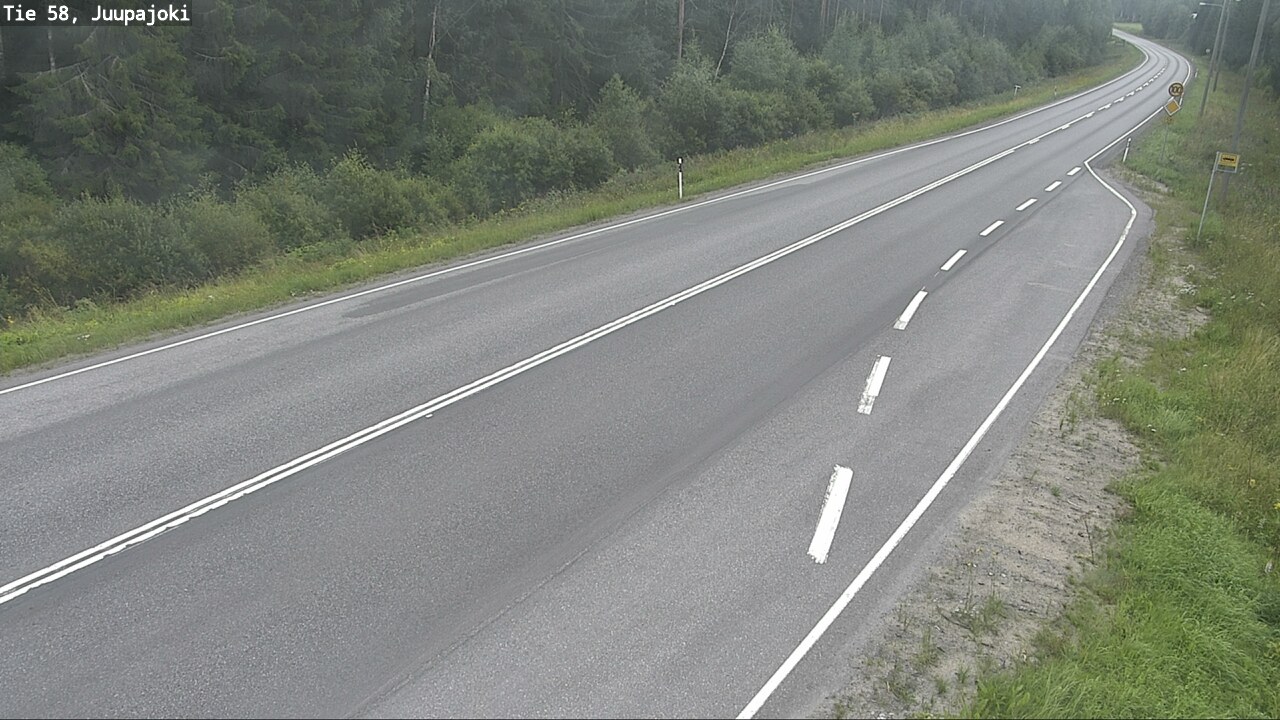Weather Camera Image Road 58 Juupajoki, Juupajoki, Pirkanmaa
