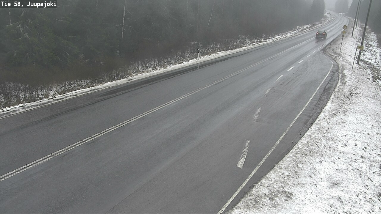 Weather Camera Image Road 58 Juupajoki, Juupajoki, Pirkanmaa
