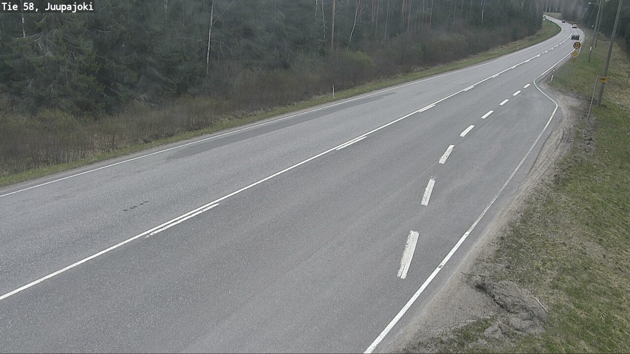 Weather Camera Image Road 58 Juupajoki, Juupajoki, Pirkanmaa