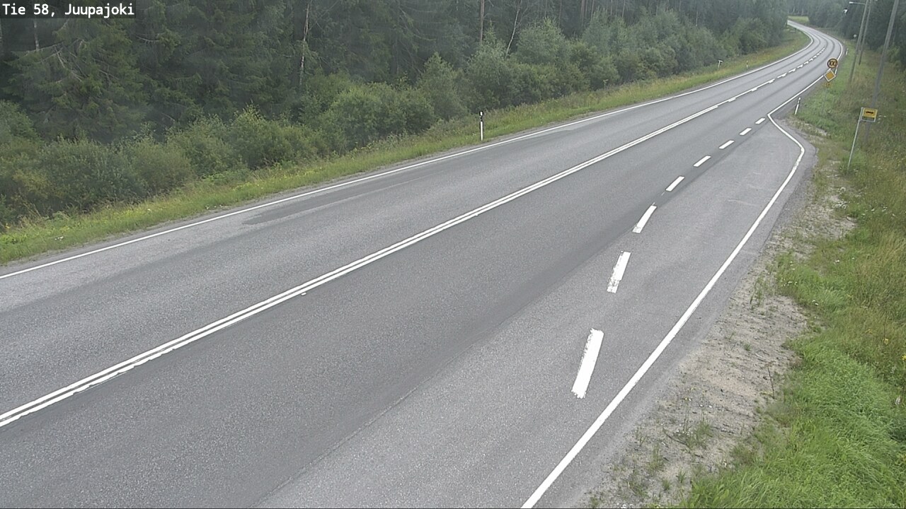 Weather Camera Image Road 58 Juupajoki, Juupajoki, Pirkanmaa