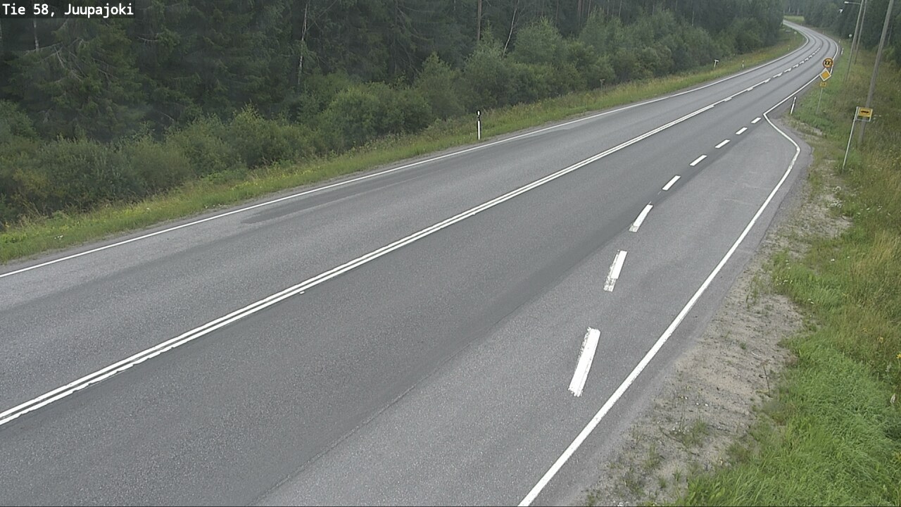 Weather Camera Image Road 58 Juupajoki, Juupajoki, Pirkanmaa