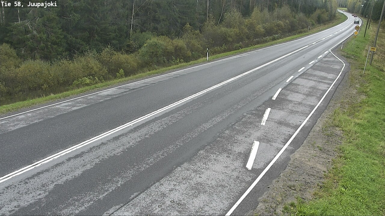 Weather Camera Image Road 58 Juupajoki, Juupajoki, Pirkanmaa