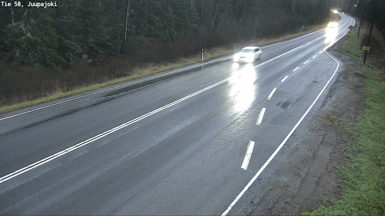 Weather Camera Image Väg 58 Juupajoki, Juupajoki, Pirkanmaa