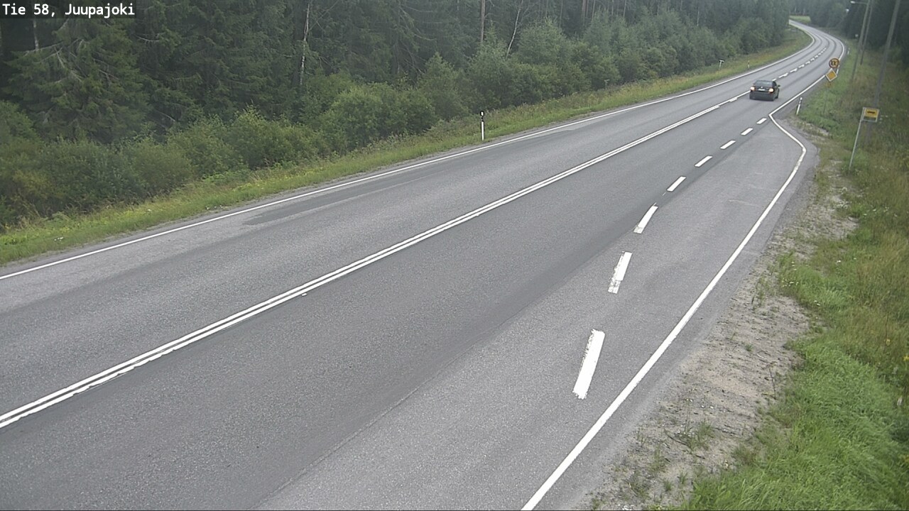 Weather Camera Image Road 58 Juupajoki, Juupajoki, Pirkanmaa