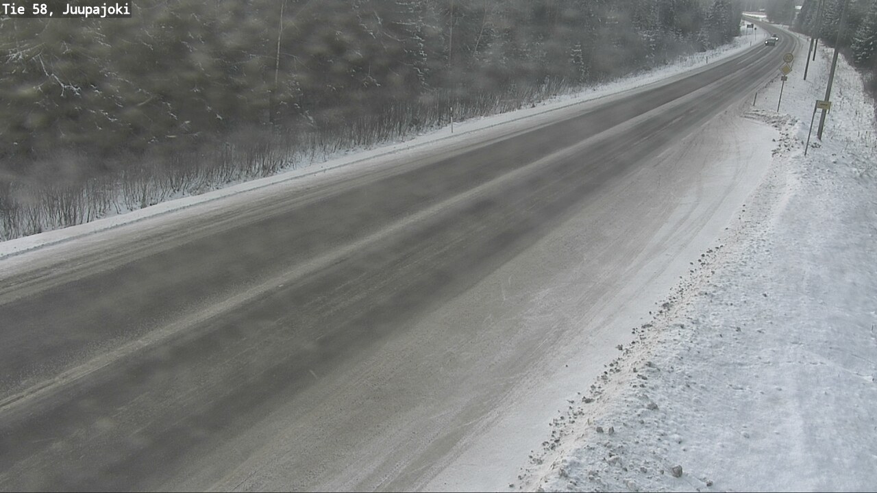 Weather Camera Image Väg 58 Juupajoki, Juupajoki, Pirkanmaa