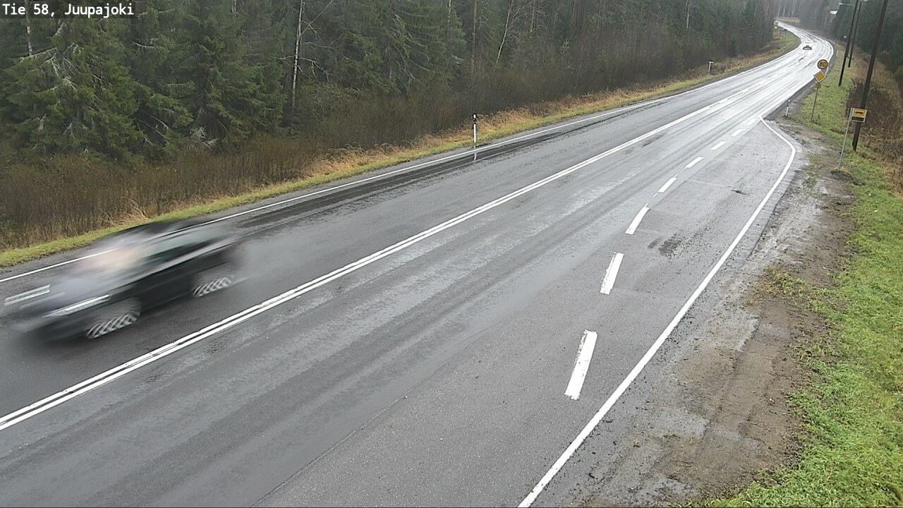 Weather Camera Image Väg 58 Juupajoki, Juupajoki, Pirkanmaa
