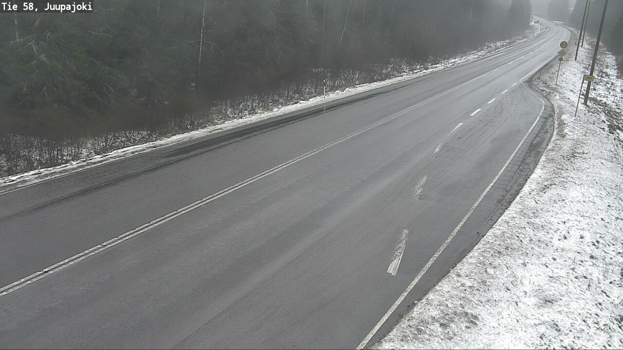 Weather Camera Image Road 58 Juupajoki, Juupajoki, Pirkanmaa