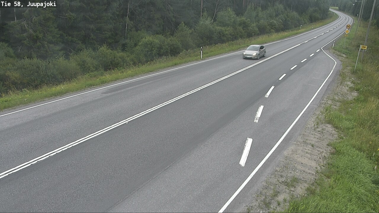 Weather Camera Image Road 58 Juupajoki, Juupajoki, Pirkanmaa