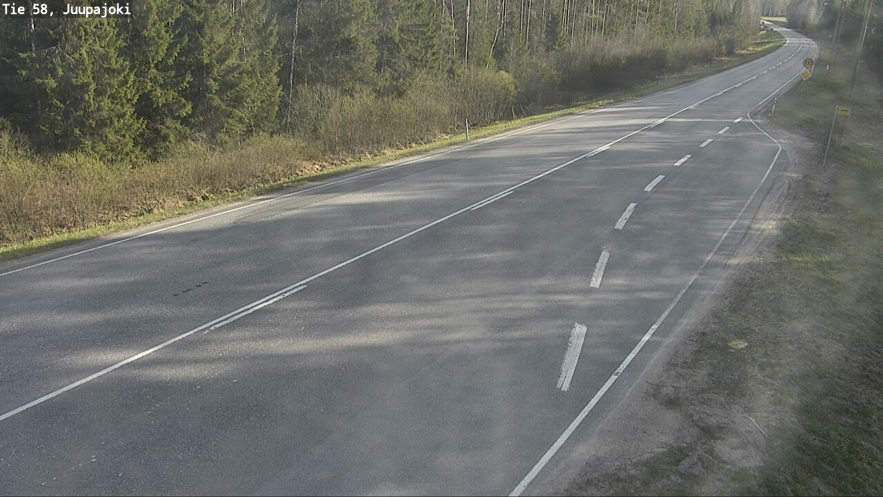 Weather Camera Image Väg 58 Juupajoki, Juupajoki, Pirkanmaa