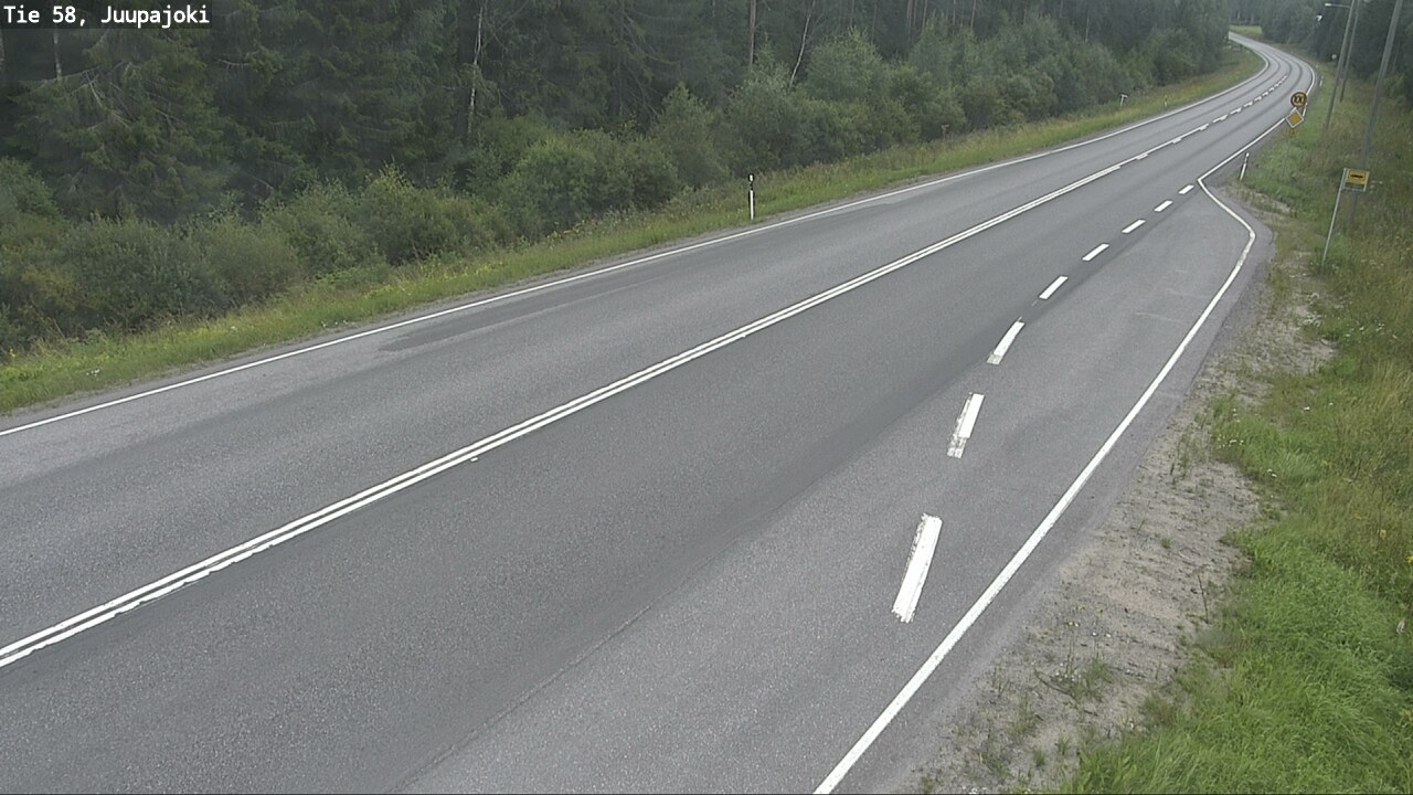 Weather Camera Image Road 58 Juupajoki, Juupajoki, Pirkanmaa
