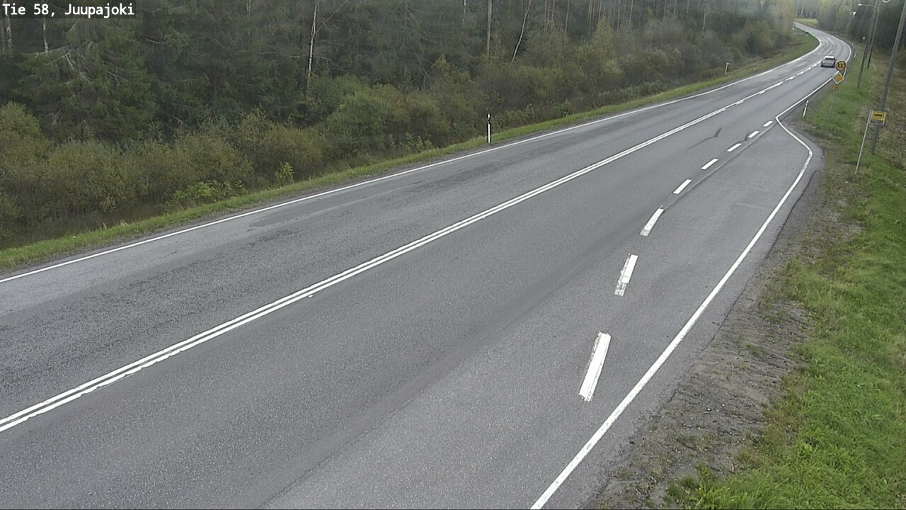 Weather Camera Image Road 58 Juupajoki, Juupajoki, Pirkanmaa