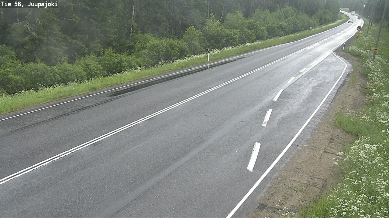 Weather Camera Image Väg 58 Juupajoki, Juupajoki, Pirkanmaa