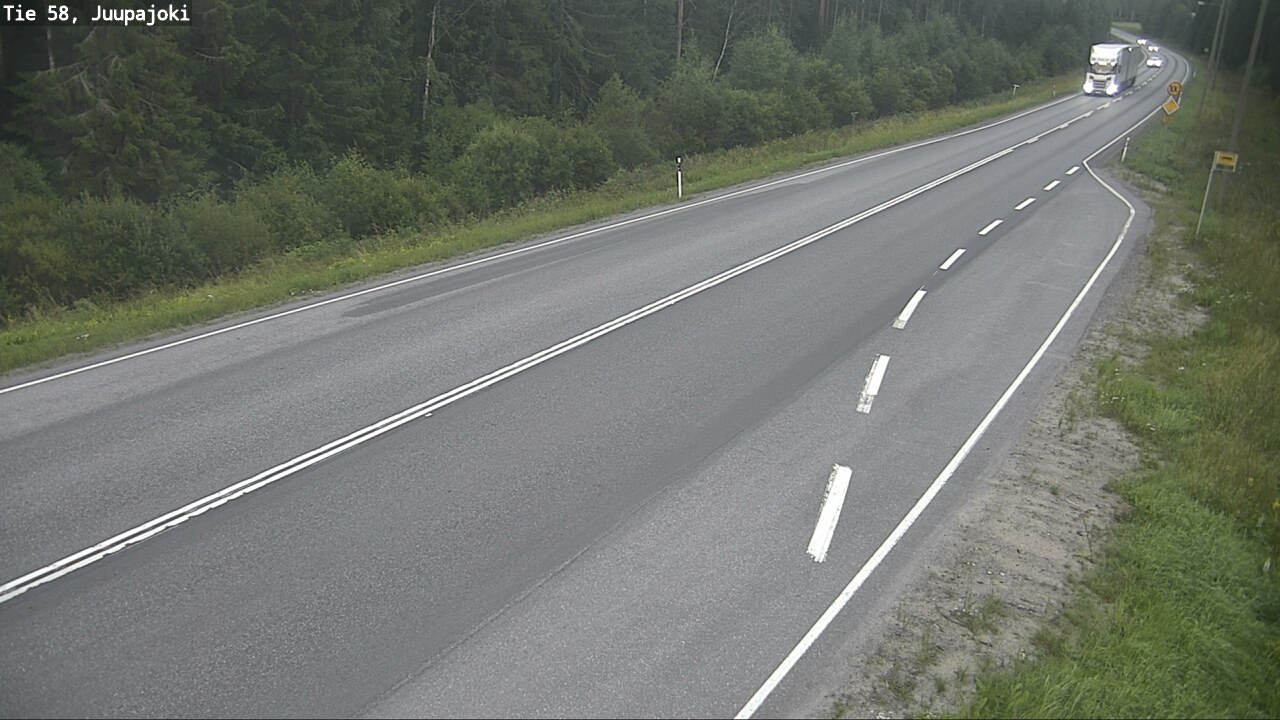 Weather Camera Image Road 58 Juupajoki, Juupajoki, Pirkanmaa