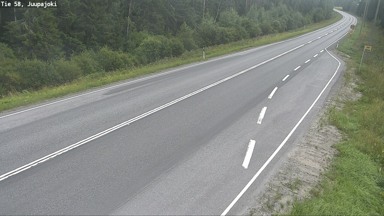 Weather Camera Image Road 58 Juupajoki, Juupajoki, Pirkanmaa