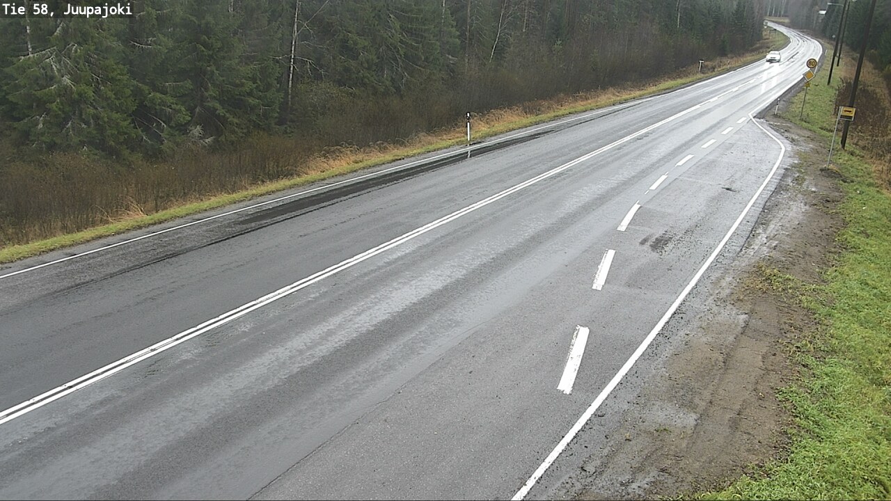 Weather Camera Image Väg 58 Juupajoki, Juupajoki, Pirkanmaa