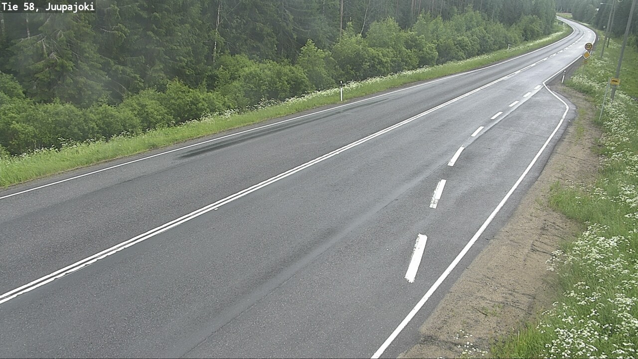Weather Camera Image Väg 58 Juupajoki, Juupajoki, Pirkanmaa