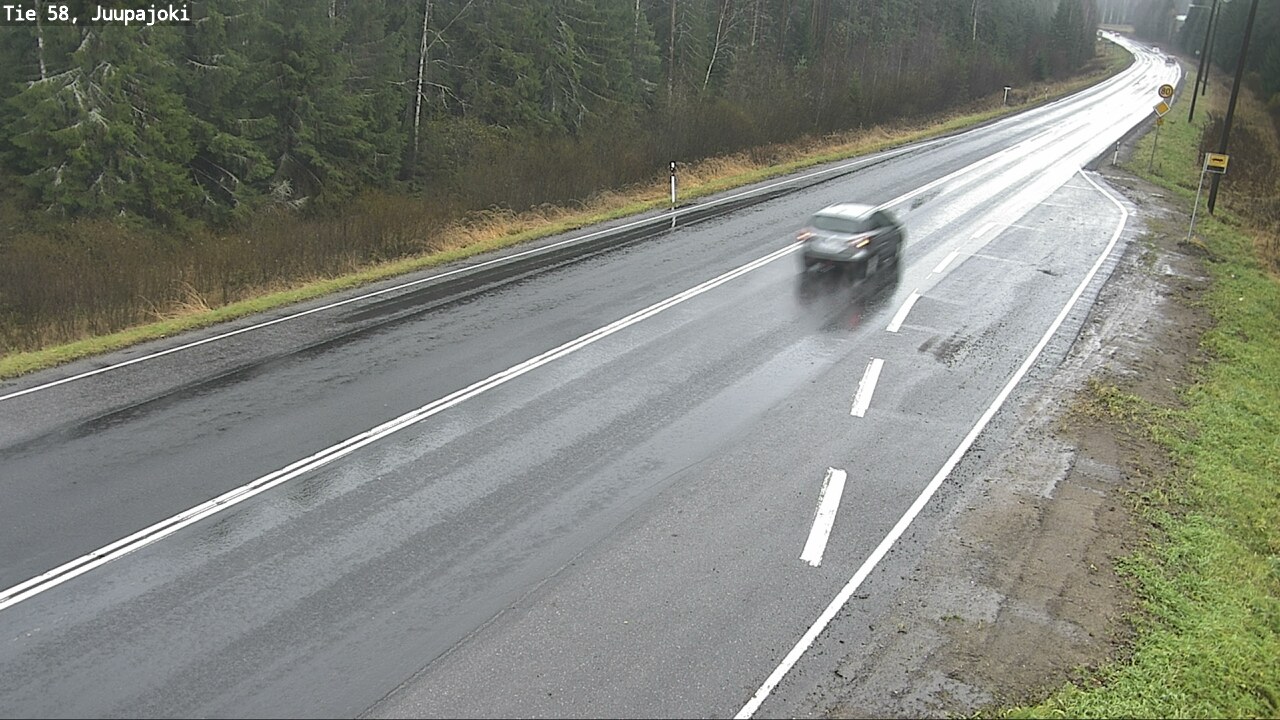 Weather Camera Image Väg 58 Juupajoki, Juupajoki, Pirkanmaa