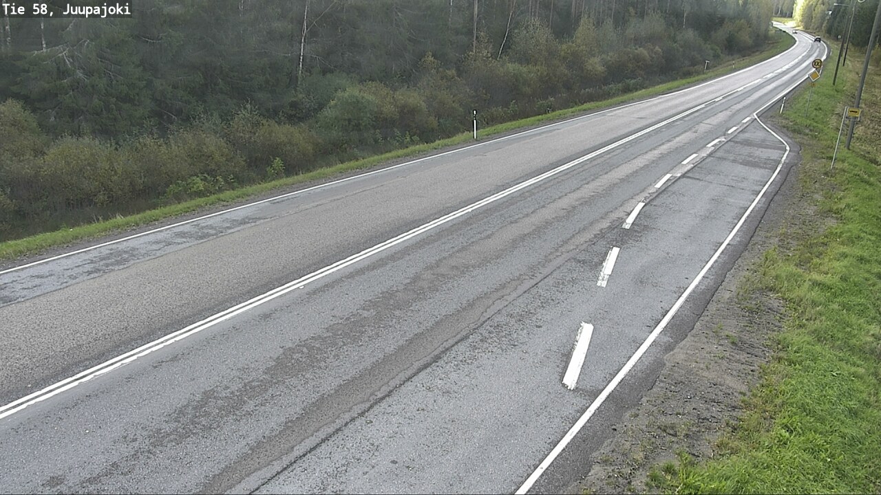Weather Camera Image Road 58 Juupajoki, Juupajoki, Pirkanmaa