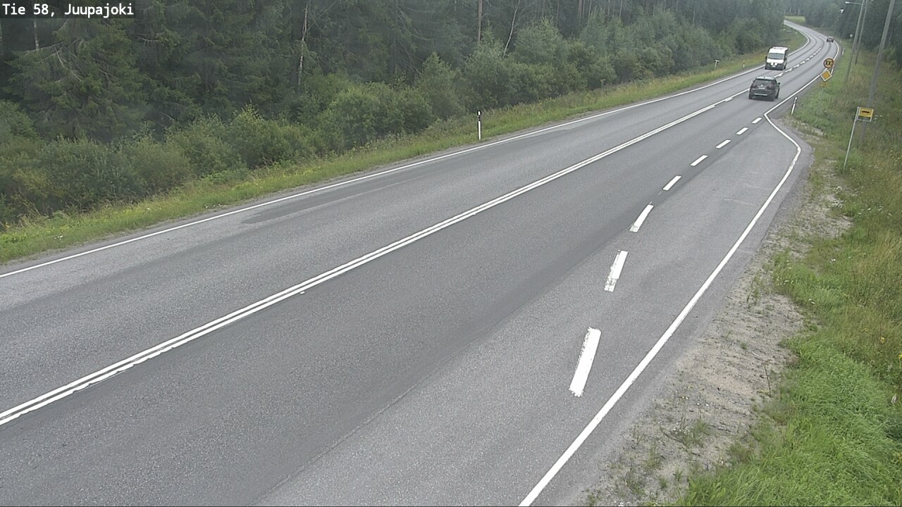 Weather Camera Image Road 58 Juupajoki, Juupajoki, Pirkanmaa