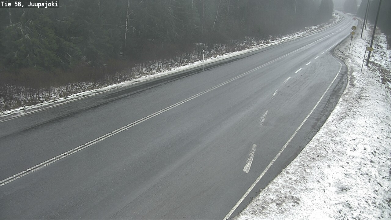 Weather Camera Image Road 58 Juupajoki, Juupajoki, Pirkanmaa