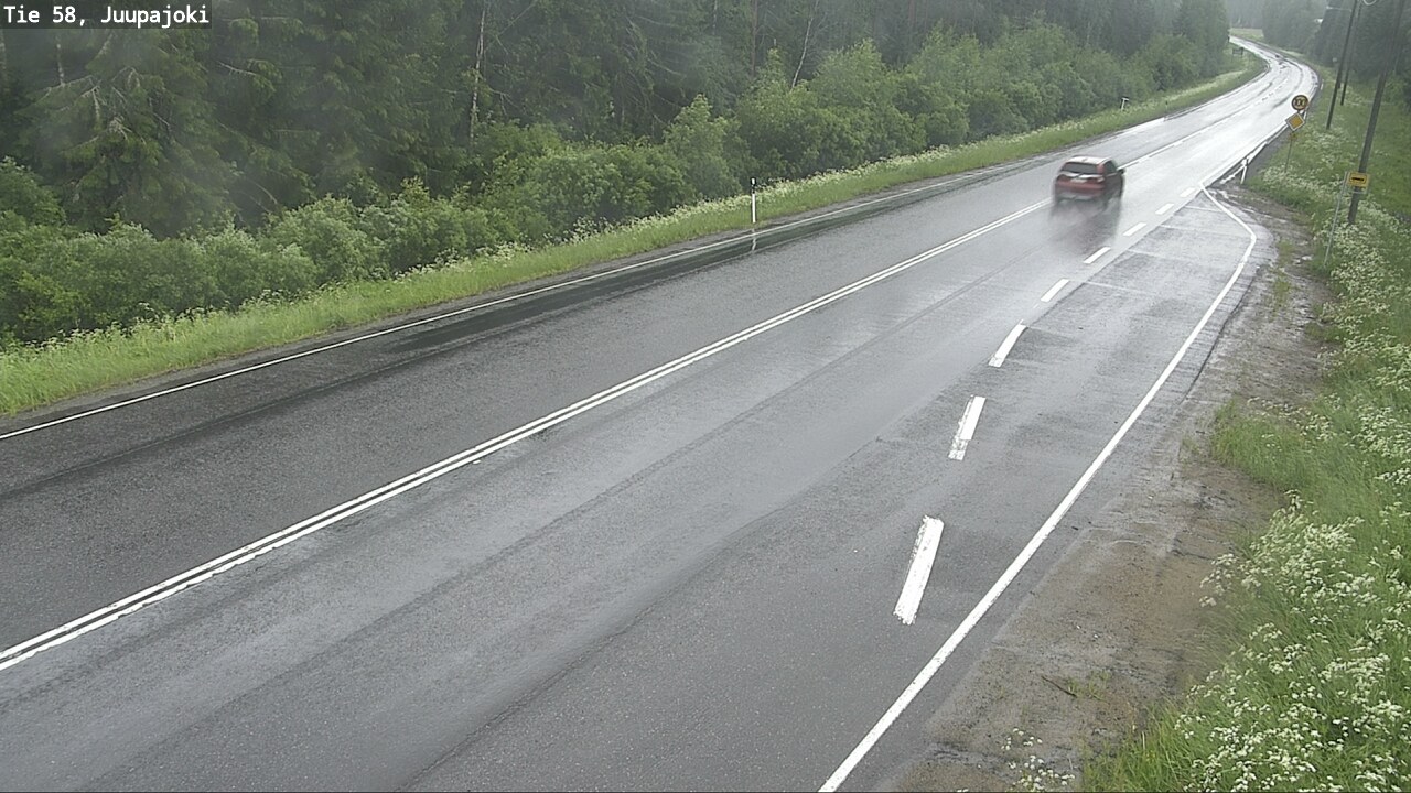 Weather Camera Image Road 58 Juupajoki, Juupajoki, Pirkanmaa