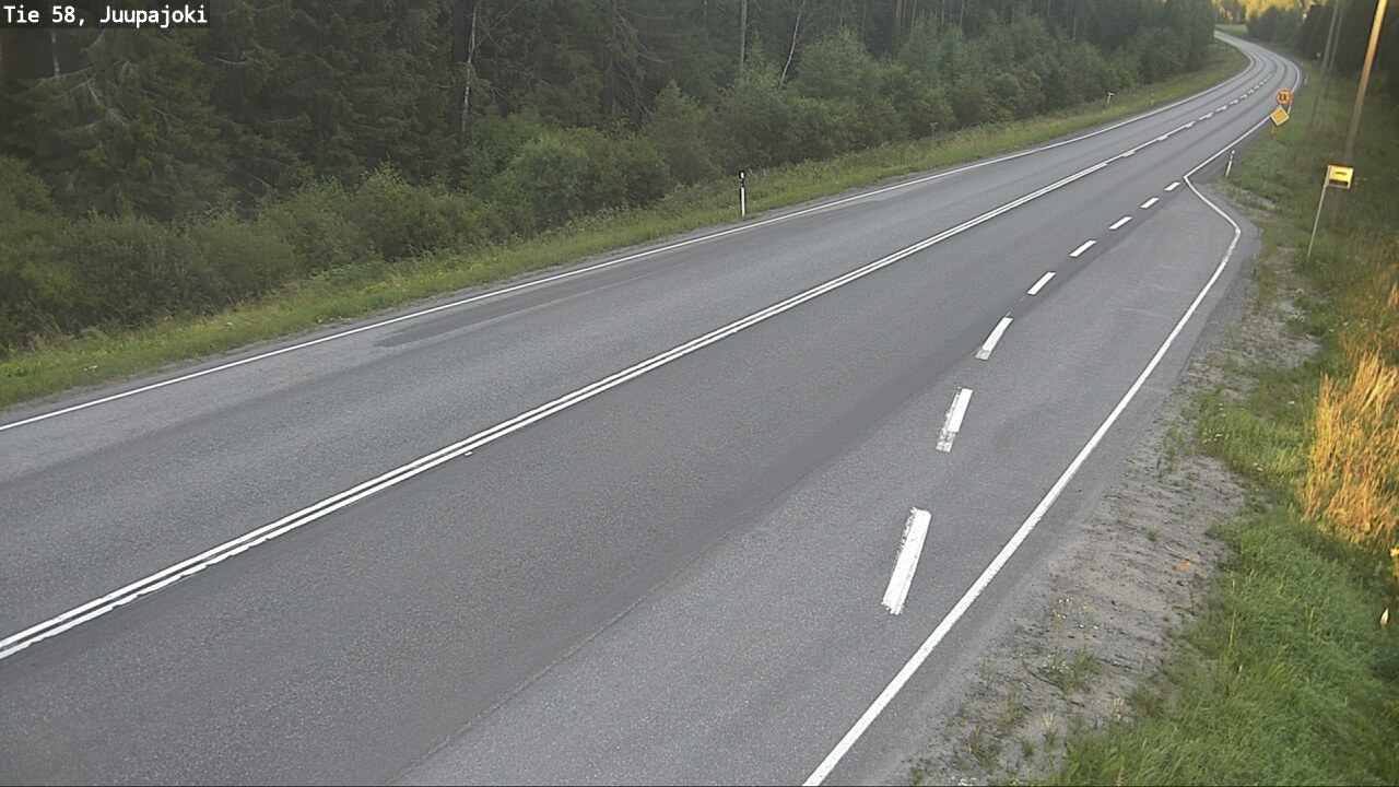 Weather Camera Image Road 58 Juupajoki, Juupajoki, Pirkanmaa
