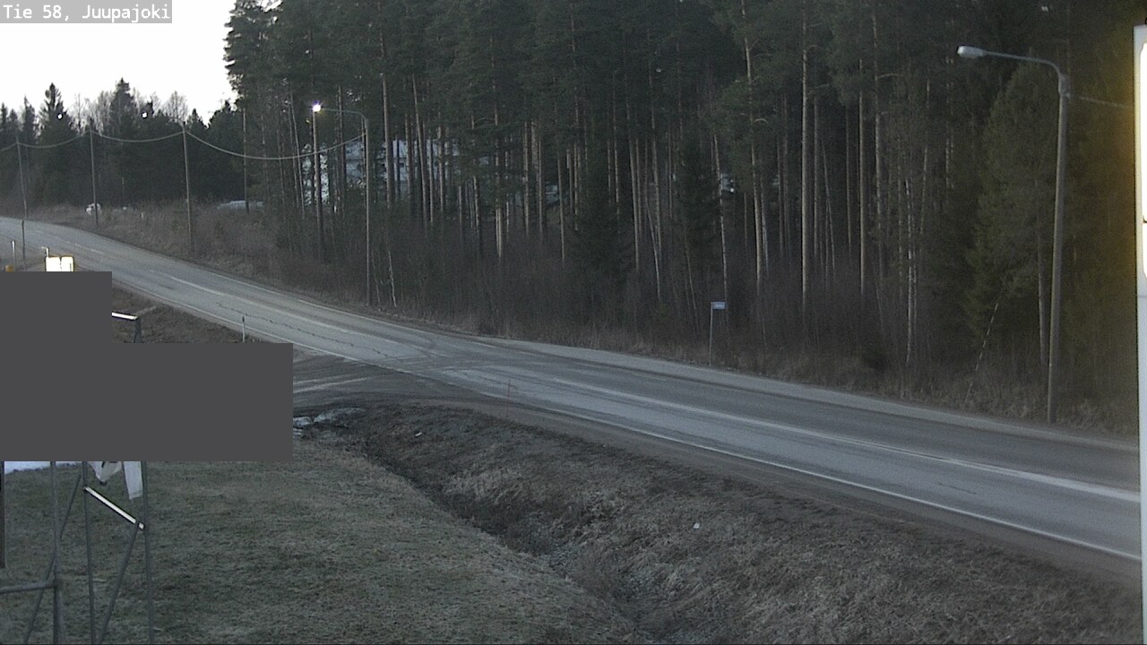 Weather Camera Image Väg 58 Juupajoki, Juupajoki, Pirkanmaa