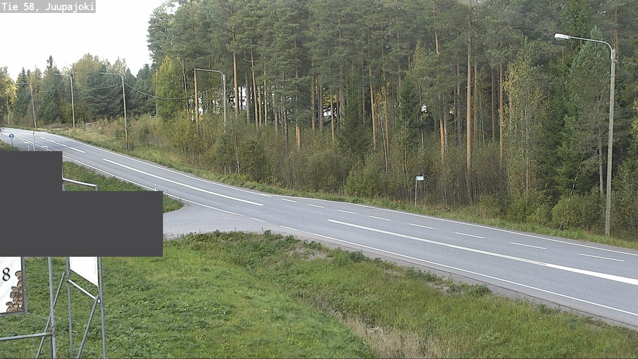 Weather Camera Image Väg 58 Juupajoki, Juupajoki, Pirkanmaa