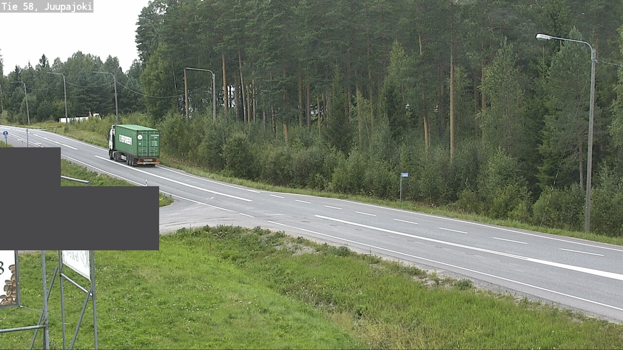 Weather Camera Image Väg 58 Juupajoki, Juupajoki, Pirkanmaa