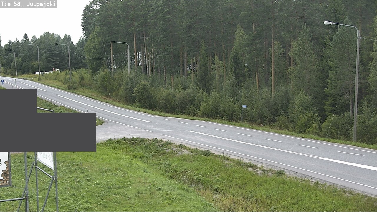 Weather Camera Image Väg 58 Juupajoki, Juupajoki, Pirkanmaa
