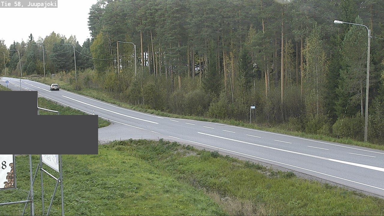 Weather Camera Image Väg 58 Juupajoki, Juupajoki, Pirkanmaa