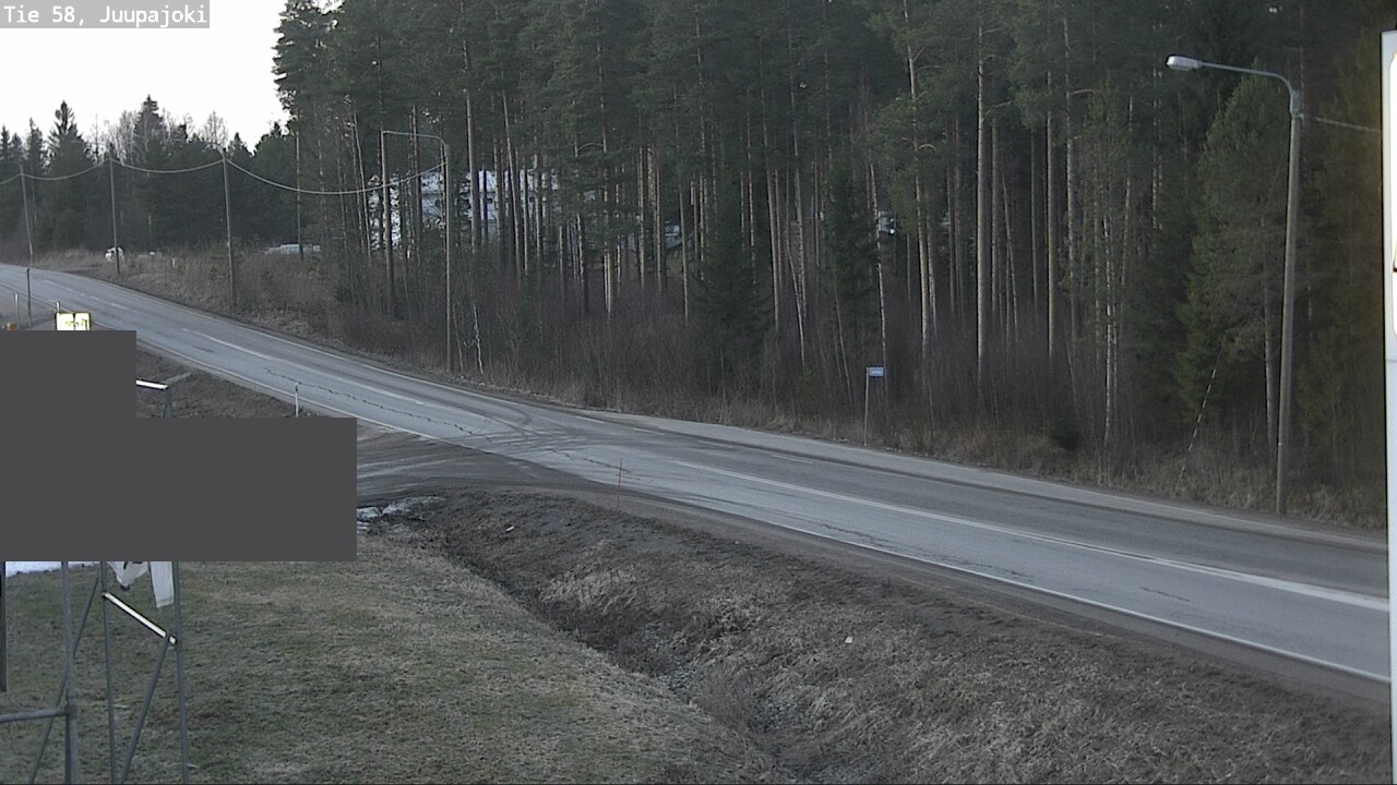 Weather Camera Image Väg 58 Juupajoki, Juupajoki, Pirkanmaa